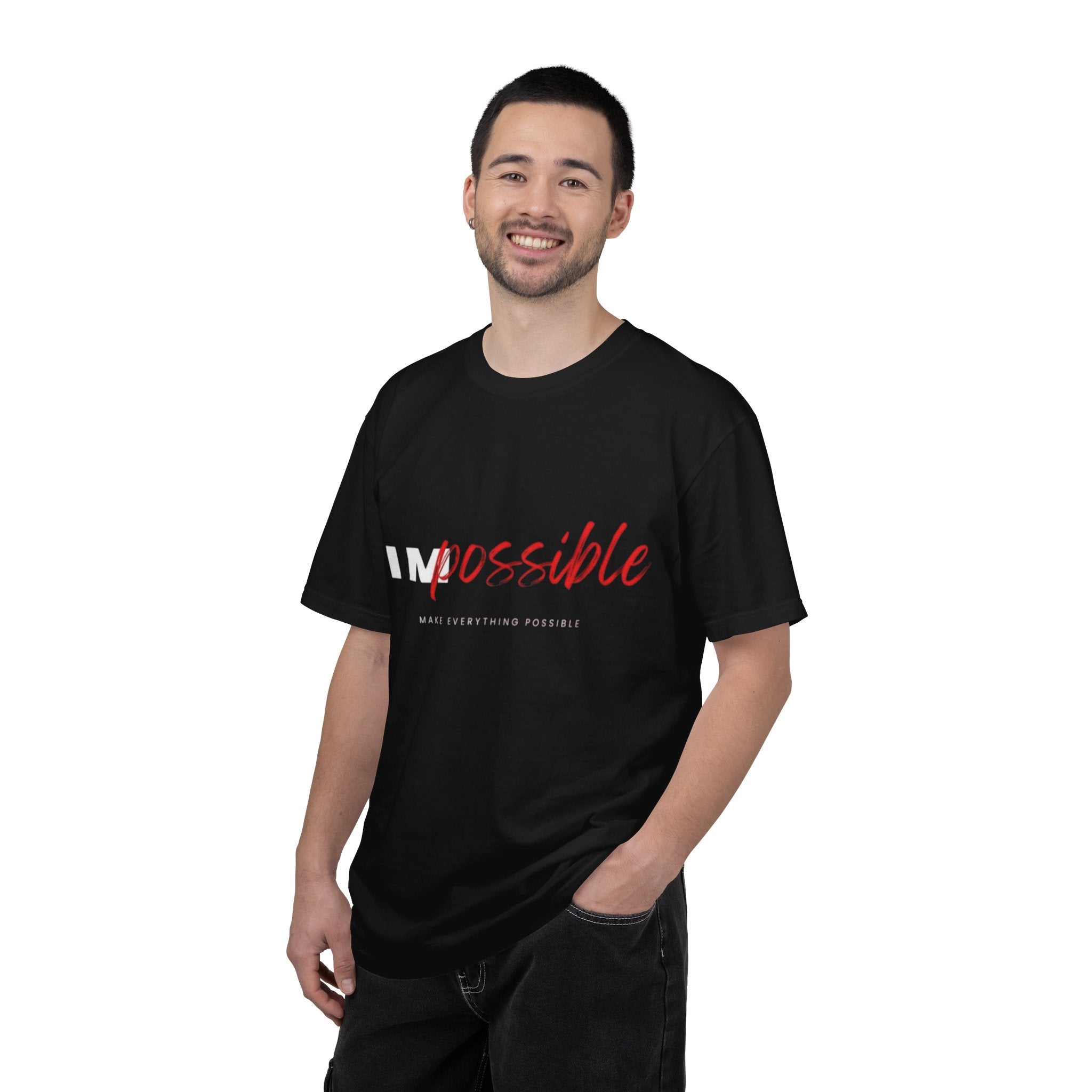 Impossible / Possible Motivational T‑Shirt — 'Make Everything Possible' Graphic Tee