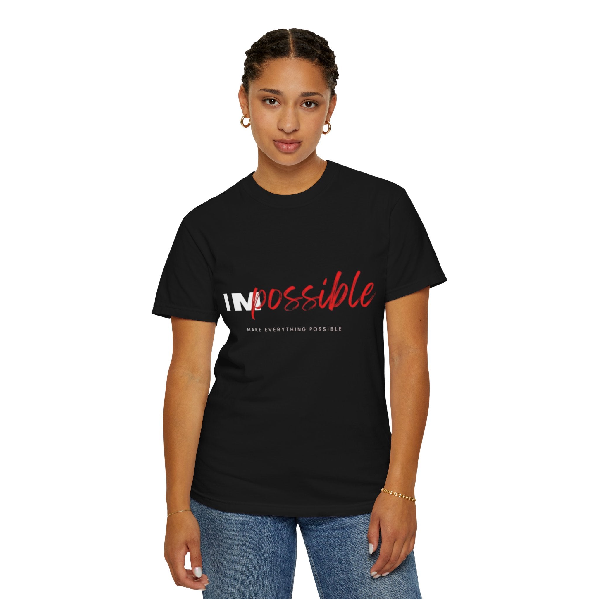 Impossible / Possible Motivational T‑Shirt — 'Make Everything Possible' Graphic Tee
